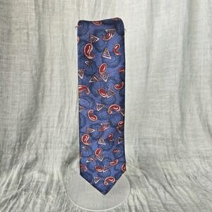 The Tie Man of Raleigh Men's Silk Neck Tie Made in the USA Abstract‎ Print